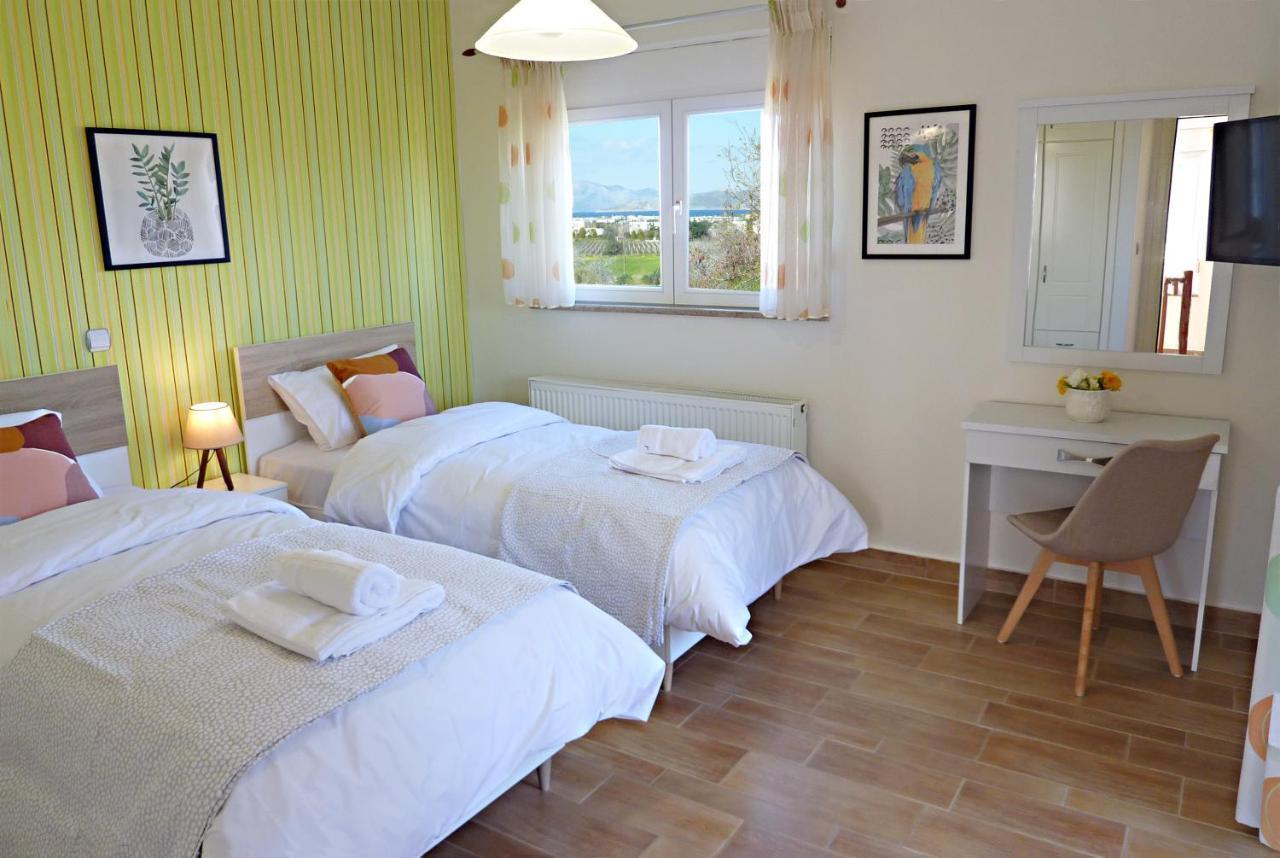 Panoramic Sea View Villa 4 Min To Beach Tigaki Exterior foto